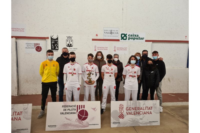 L’Escola Municipal de Pilota d’Ondara se proclama camió provincial infantil de galotxa L’Escola Municipal de Pilota d’Ondara se proclama camió provincial infantil de galotxa