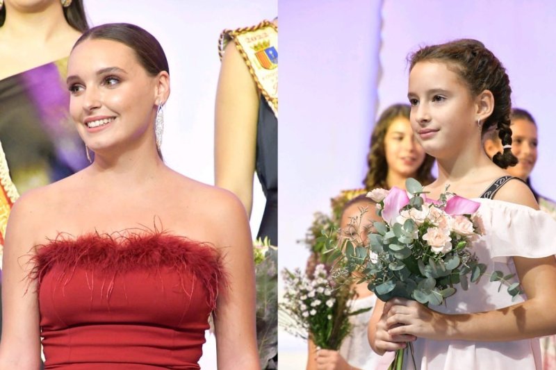 Arantxa Pons i Júlia Leyda, regines major i infantil de les Fogueres 2023 de Xàbia  Arantxa Pons i Júlia Leyda, regines major i infantil de les Fogueres 2023 de Xàbia