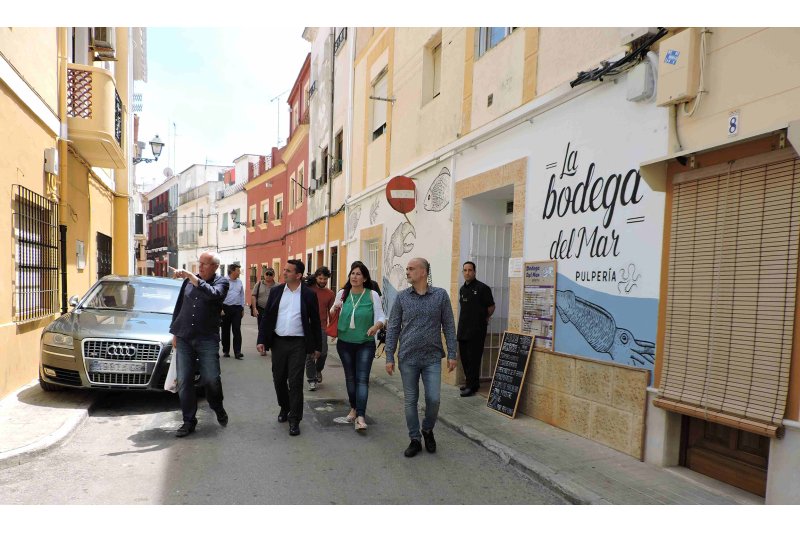 Todo a punto para la reurbanización de la calle Fontanella de Dénia Todo a punto para la reurbanización de la calle Fontanella de Dénia