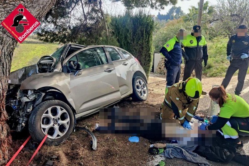 Un hombre de 80 años muere en accidente de tráfico en Benissa  Un hombre de 80 años muere en accidente de tráfico en Benissa