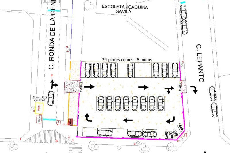 L’Ajuntament d’Ondara habilita un nou aparcament al carrer Dénia amb 24 places per a cotxes i 5 per a motos L’Ajuntament d’Ondara habilita un nou aparcament al carrer Dénia amb 24 places per a cotxes i 5 per a motos