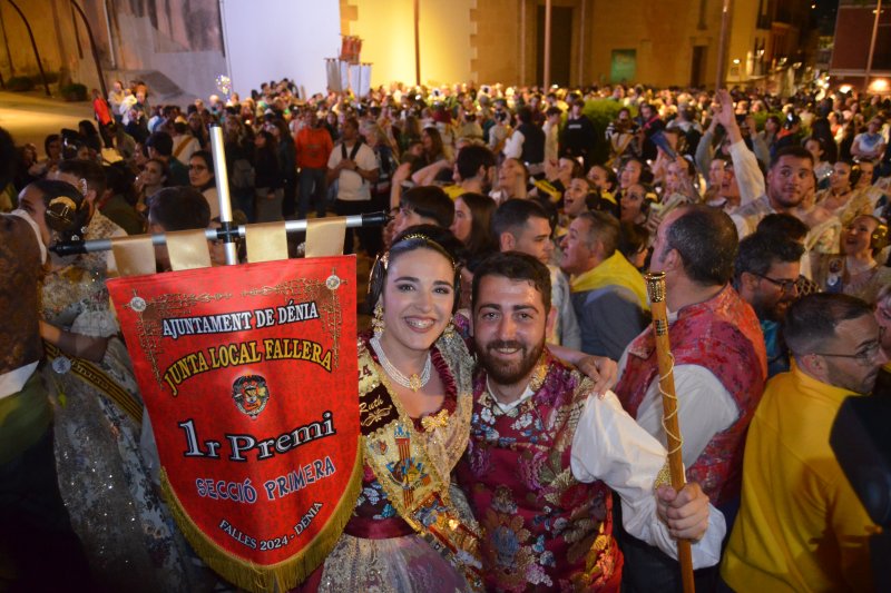 Centro vuelve a hacer doblete en la Sección Especial de las Fallas de Dénia  Centro vuelve a hacer doblete en la Sección Especial de las Fallas de Dénia