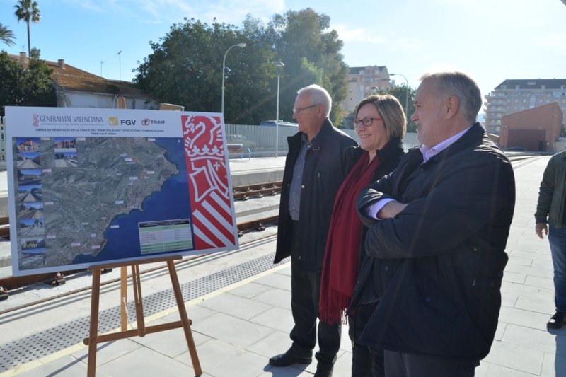 La Conselleria concluye las obras de modernización de la estación del TRAM en Dénia   La Conselleria concluye las obras de modernización de la estación del TRAM en Dénia