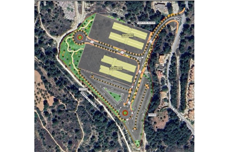 La CHJ autoriza las obras de urbanización de la sección que acogerá el segundo instituto de Calp La CHJ autoriza las obras de urbanización de la sección que acogerá el segundo instituto de Calp