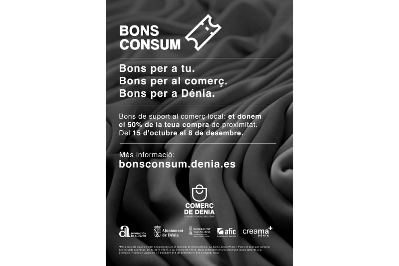 La nueva campaña de bonos consumo de Dénia bate récord de presupuesto con 430.804 euros La nueva campaña de bonos consumo de Dénia bate récord de presupuesto con 430.804 euros