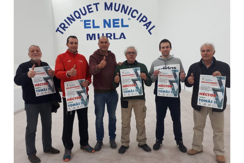 El trinquet municipal de Murla es reinaugura dijous amb el desafiament entre Héctor i Tomás II El trinquet municipal de Murla es reinaugura dijous amb el desafiament entre Héctor i Tomás II
