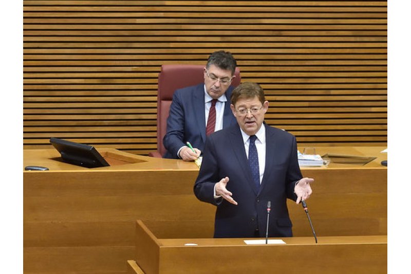 Ximo Puig avanza que las obras del tren Dénia-Alicante estarán terminadas antes de fin de 2022 Ximo Puig avanza que las obras del tren Dénia-Alicante estarán terminadas antes de fin de 2022