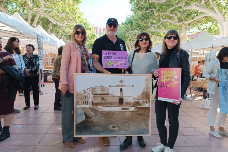 El concurs de pintura ràpida de la Fira del Comerç de Pego 2024 té a Eduardo Casanova com a guanyador El concurs de pintura ràpida de la Fira del Comerç de Pego 2024 té a Eduardo Casanova com a guanyador