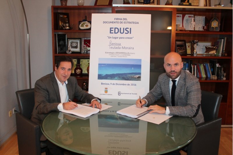 Firma de la estrategia EDUSI a Teulada Firma de la estrategia EDUSI a Teulada