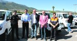 La Diputación entrega coches eléctricos a los ayuntamientos de la comarca  La Diputación entrega coches eléctricos a los ayuntamientos de la comarca