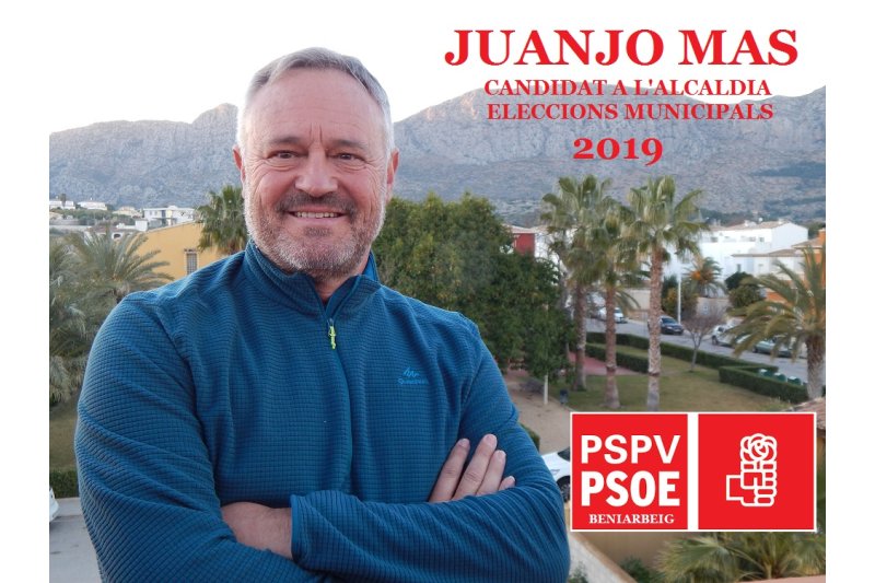 Juanjo Mas serà el candidat socialista a l’Alcaldia de Beniarbeig Juanjo Mas serà el candidat socialista a l’Alcaldia de Beniarbeig