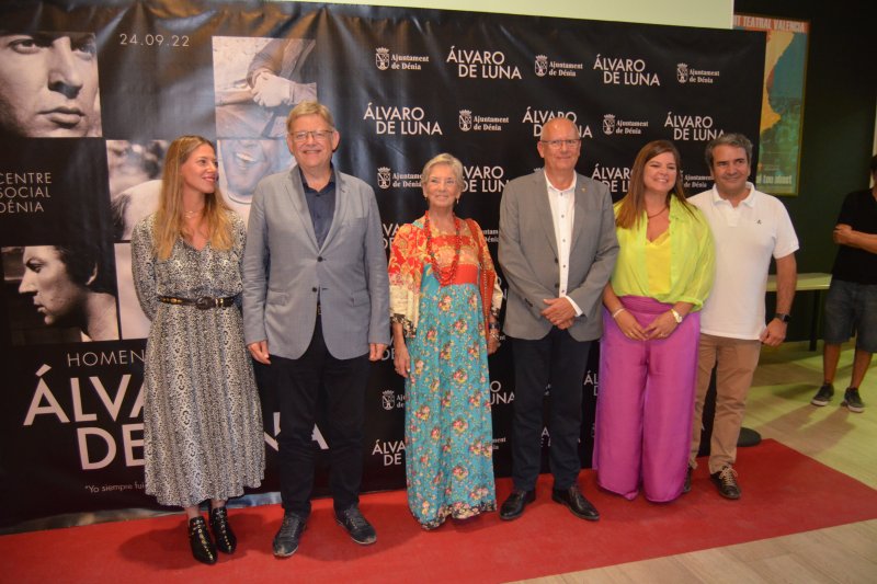 Homenaje a Álvaro de Luna, el popular actor que encontró su refugio en Dénia  Homenaje a Álvaro de Luna, el popular actor que encontró su refugio en Dénia