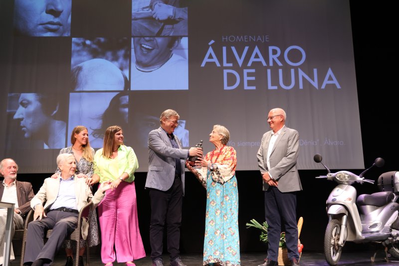 Homenaje a Álvaro de Luna, el popular actor que encontró su refugio en Dénia  Homenaje a Álvaro de Luna, el popular actor que encontró su refugio en Dénia