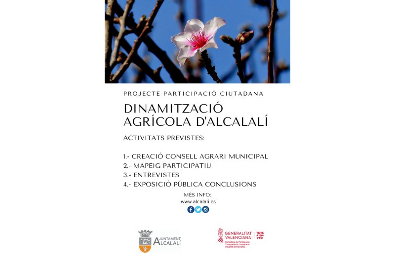 El Ayuntamiento de Alcalalí avanza en la dinamización agrícola a través de la participación ciudadana El Ayuntamiento de Alcalalí avanza en la dinamización agrícola a través de la participación ciudadana