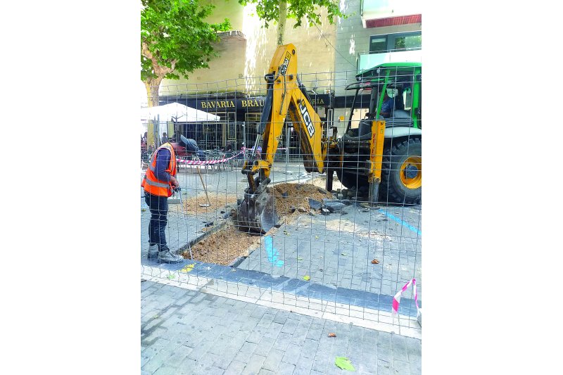 Las obras de Marqués de Campo acaban coincidiendo con el inicio de la temporada turística  Las obras de Marqués de Campo acaban coincidiendo con el inicio de la temporada turística