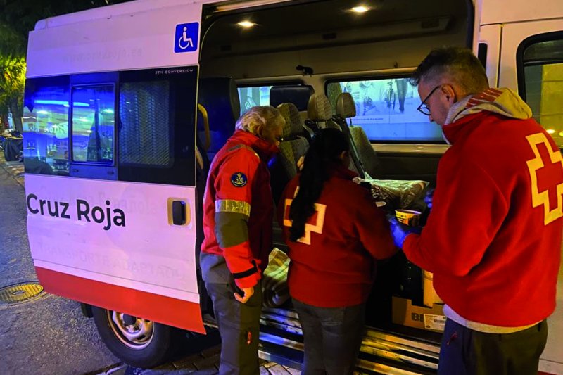 El operativo especial de la Cruz Roja de Dénia por la ola de frío ha atendido a 21 personas  El operativo especial de la Cruz Roja de Dénia por la ola de frío ha atendido a 21 personas