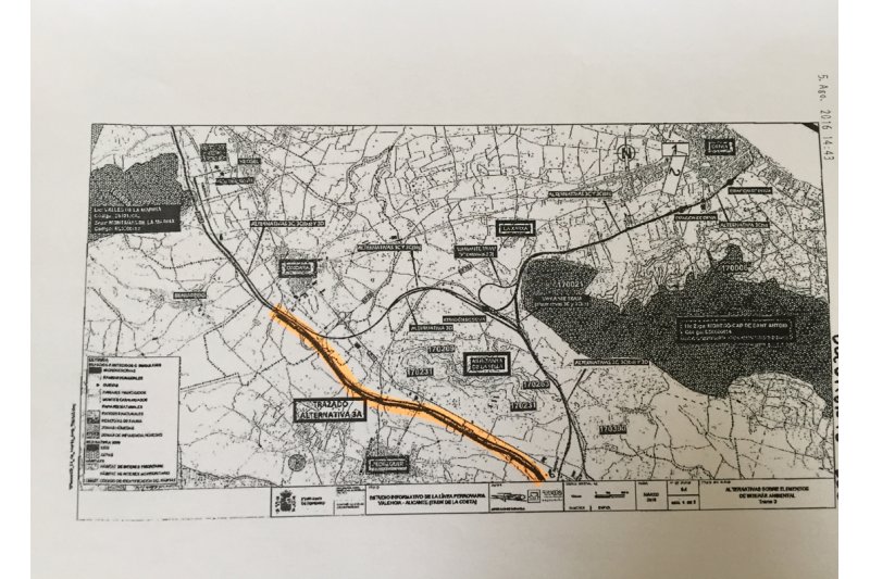 Pedreguer reclama a Dénia que retire del Pla General el traçat del ferrocarril que ha dissenyat perquè no està aprovada eixa alternativa Pedreguer reclama a Dénia que retire del Pla General el traçat del ferrocarril que ha dissenyat perquè no està aprovada eixa alternativa