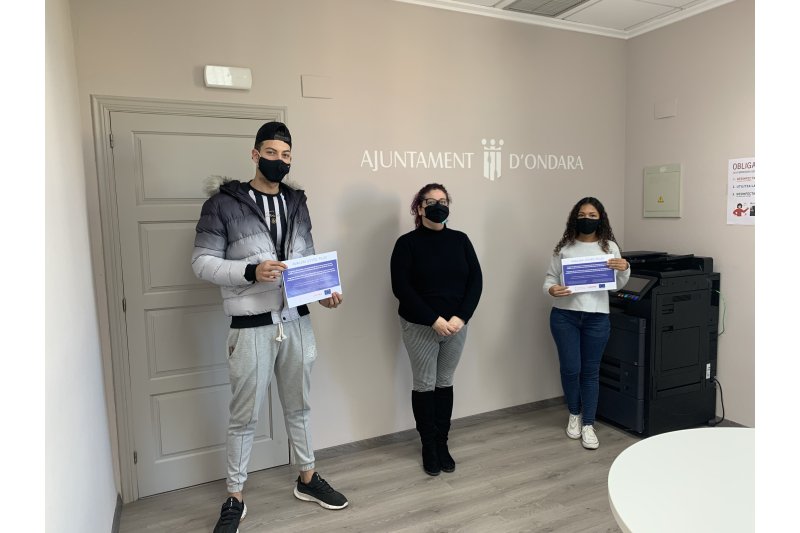 El Ayuntamiento de Ondara contrata a dos menores de 30 años con la subvención del Sistema de Garantía Juvenil El Ayuntamiento de Ondara contrata a dos menores de 30 años con la subvención del Sistema de Garantía Juvenil