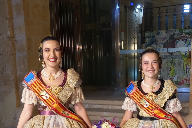 Mar Moncho y Candela Marco son las nuevas Falleras Mayores de Dénia Mar Moncho y Candela Marco son las nuevas Falleras Mayores de Dénia