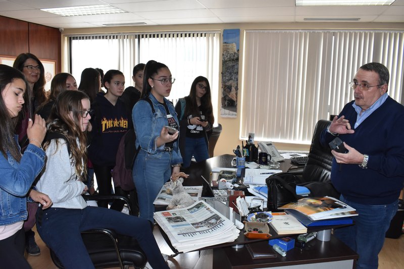 Alumnes de premsa del Número 1 visiten CANFALI MARINA ALTA Alumnes de premsa del Número 1 visiten CANFALI MARINA ALTA