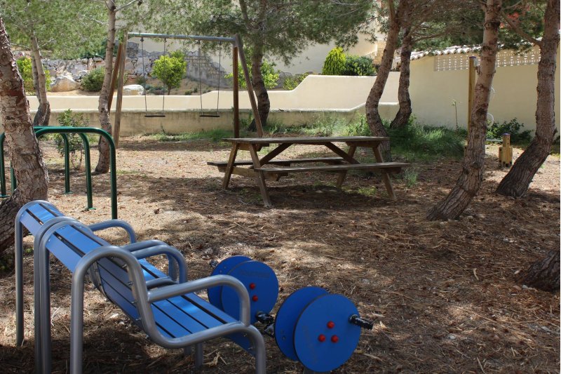 Nuevo parque biosaludable en la cabecera del barranco del Garsivà de Benitatxell Nuevo parque biosaludable en la cabecera del barranco del Garsivà de Benitatxell