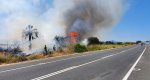 Un incendio arrasa decenas de parcelas rústicas abandonadas  en El Verger  Un incendio arrasa decenas de parcelas rústicas abandonadas  en El Verger