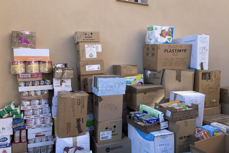 Dénia se vuelca con la campaña de recogida de ropa, comida y medicamentos para Ucrania  Dénia se vuelca con la campaña de recogida de ropa, comida y medicamentos para Ucrania