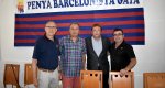 La Penya Barcelonista de Gata guardona al futbolista Jaume Devesa i a l’atleta Alvan Salvà en el dinar de socis La Penya Barcelonista de Gata guardona al futbolista Jaume Devesa i a l’atleta Alvan Salvà en el dinar de socis
