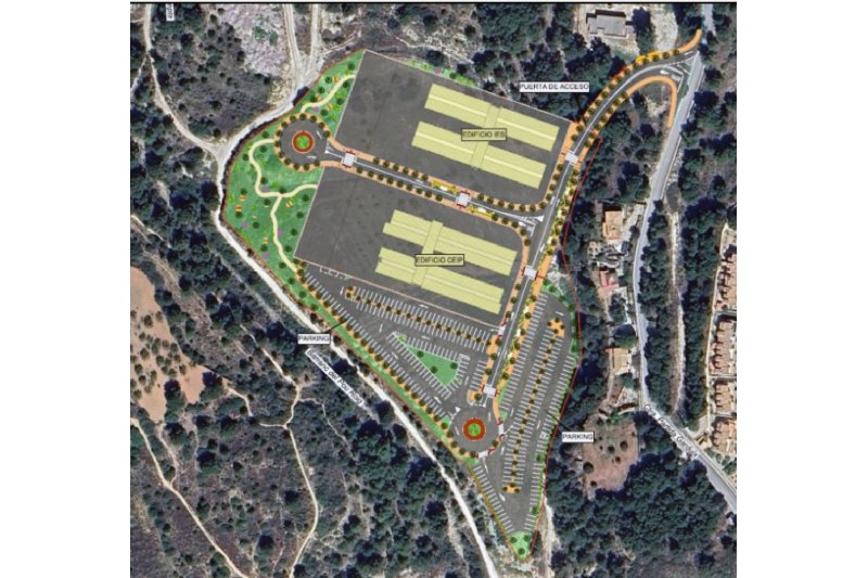 Licitación de las obras de la parcela para los módulos del instituto de Calp Licitación de las obras de la parcela para los módulos del instituto de Calp