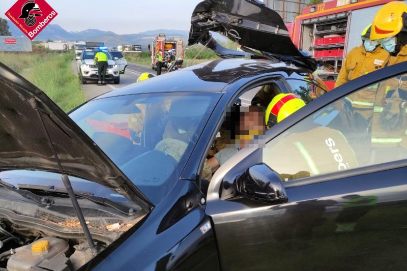 Un jabalí provoca un accidente en la carretera Dénia-Ondara con tres vehículos implicados Un jabalí provoca un accidente en la carretera Dénia-Ondara con tres vehículos implicados
