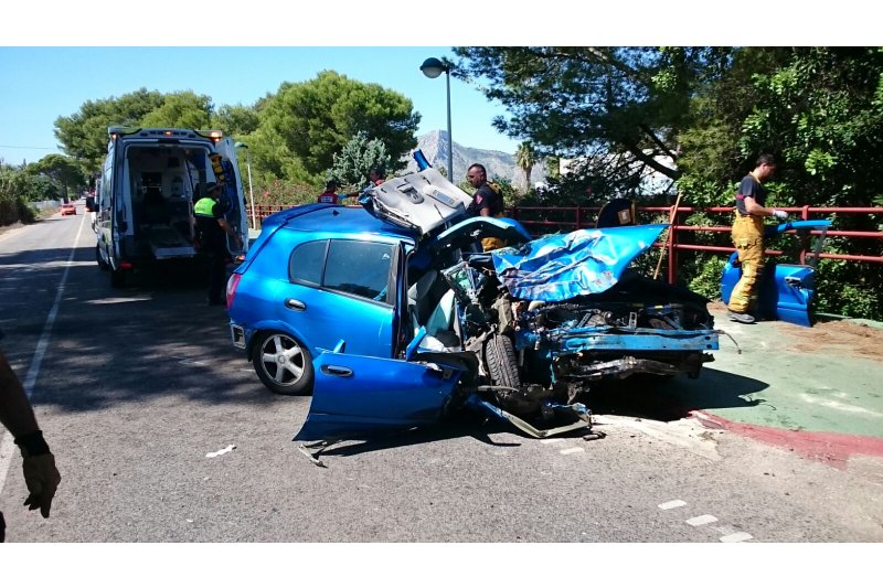 Una vecina de El Verger de 40 años fallece en un accidente de tráfico Una vecina de El Verger de 40 años fallece en un accidente de tráfico