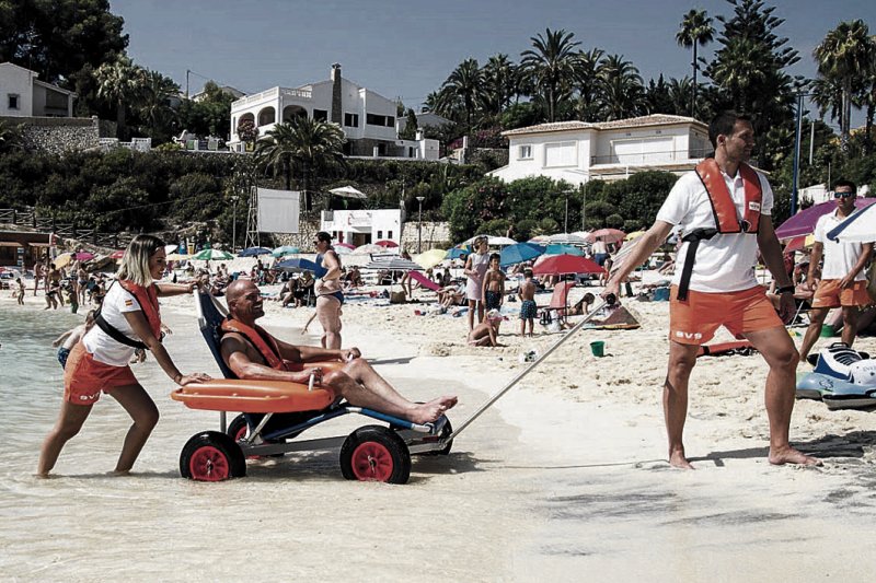 ¡Aquí sí hay playa! ¡Aquí sí hay playa!