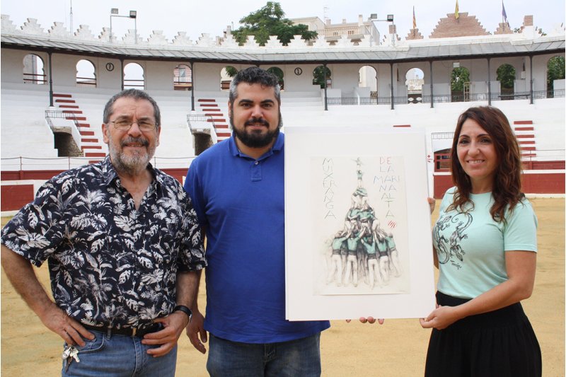 Un obra de Castejón commemora l’alta de cinc de la Muixeranga de la Marina Alta per a ambientar el Festacarrer d’Ondara Un obra de Castejón commemora l’alta de cinc de la Muixeranga de la Marina Alta per a ambientar el Festacarrer d’Ondara