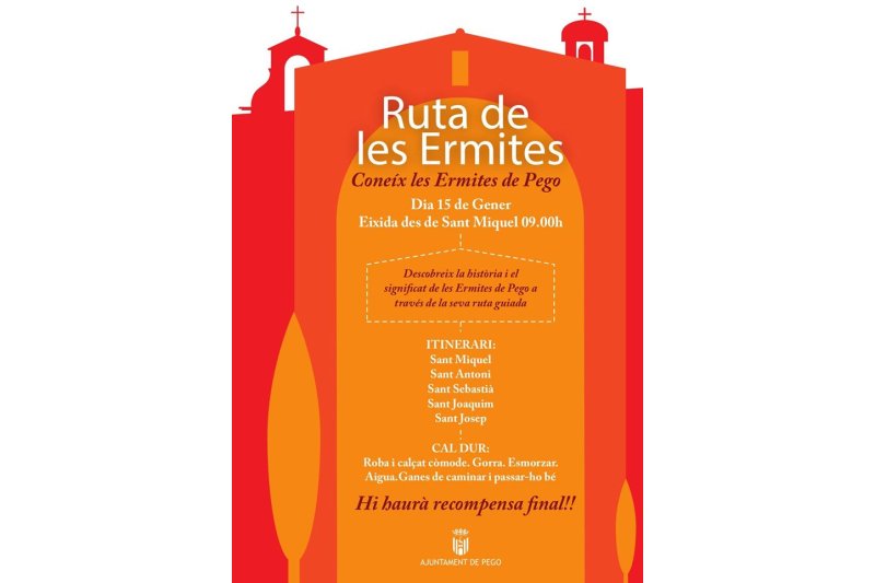 Pego impulsa la ruta de les ermites del terme com a proposta per a posar en valor el patrimoni local Pego impulsa la ruta de les ermites del terme com a proposta per a posar en valor el patrimoni local