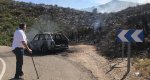 El incendio de un automóvil en la CV-712 calcina cinco hectáreas de matorral del término municipal de Pego El incendio de un automóvil en la CV-712 calcina cinco hectáreas de matorral del término municipal de Pego