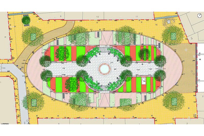 La reurbanización de la Glorieta, a punto de empezar La reurbanización de la Glorieta, a punto de empezar