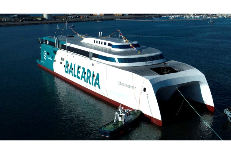 Baleària incorporará en marzo a su flota el primer fast ferry del mundo con motores duales a gas Baleària incorporará en marzo a su flota el primer fast ferry del mundo con motores duales a gas