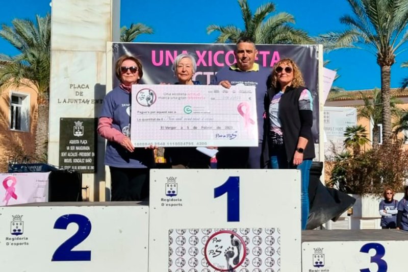 La Cursa Contra el Cáncer de El Verger bate récords para recaudar 9.125 euros destinados a la investigación La Cursa Contra el Cáncer de El Verger bate récords para recaudar 9.125 euros destinados a la investigación