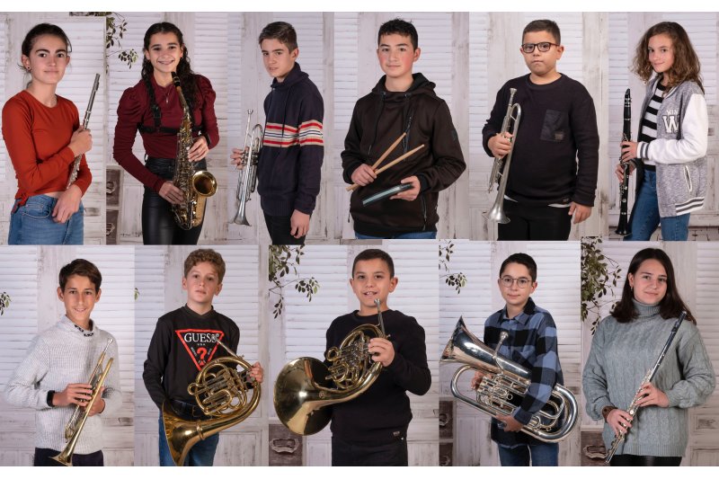La banda del Verger presenta sus once nuevos miembros dentro de la Festa de la Música La banda del Verger presenta sus once nuevos miembros dentro de la Festa de la Música
