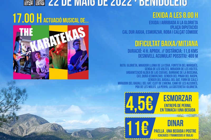 Benidoleig retoma la Jornada de Senderismo por el Seguili para poner en valor los rincones rurales de montaña Benidoleig retoma la Jornada de Senderismo por el Seguili para poner en valor los rincones rurales de montaña