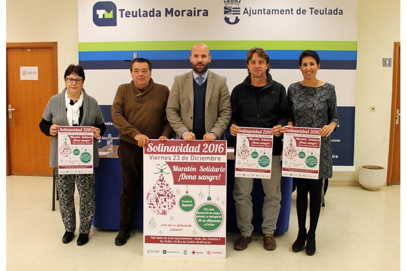 Marató solidària amb donació de sang i arreplegada de joguets a Teulada Marató solidària amb donació de sang i arreplegada de joguets a Teulada