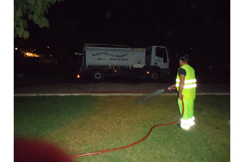 Casi un tercio de los jardines municipales de Teulada se riegan con agua depurada Casi un tercio de los jardines municipales de Teulada se riegan con agua depurada