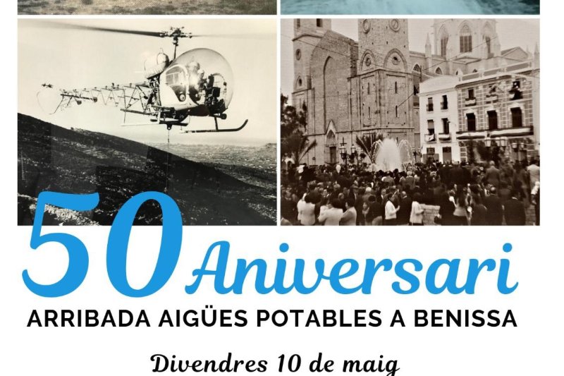 Viernes se celebra el acto central del 50 aniversario de la llegada del agua potable a Benissa Viernes se celebra el acto central del 50 aniversario de la llegada del agua potable a Benissa