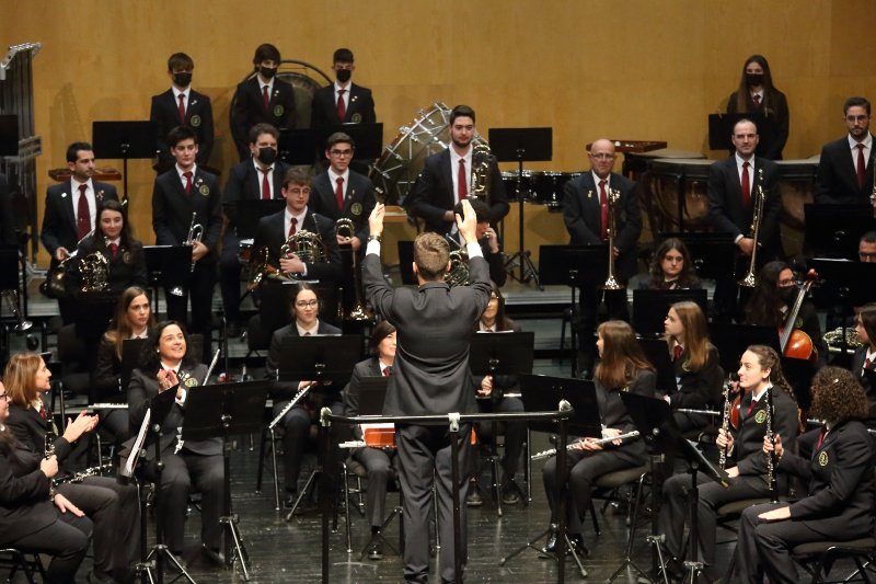 La música de banda llena el Auditori Teulada Moraira con motivo de Santa Cecília La música de banda llena el Auditori Teulada Moraira con motivo de Santa Cecília