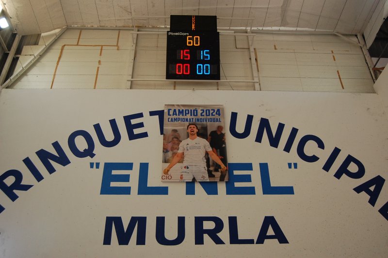 El trinquet “El Nel” de Murla llueix la imatge de Marc Giner en el cim de la pilota valenciana El trinquet “El Nel” de Murla llueix la imatge de Marc Giner en el cim de la pilota valenciana
