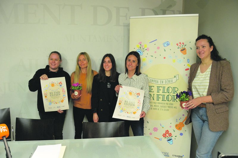 ‘Compra en Dénia de flor en flor’, la original campaña para celebrar el Día de la Madre  ‘Compra en Dénia de flor en flor’, la original campaña para celebrar el Día de la Madre