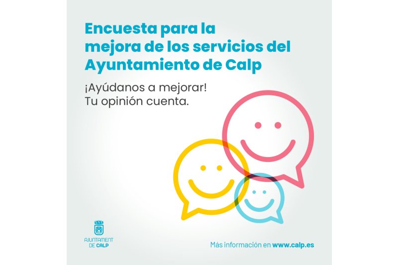 Encuesta sobre los servicios municipales en Calp  Encuesta sobre los servicios municipales en Calp