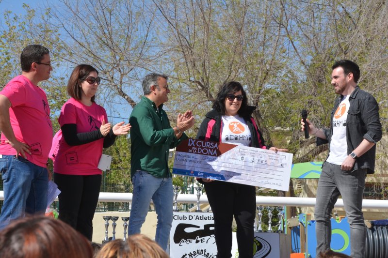 La Cursa de la Dona de Xàbia recauda 4.730 euros para Aspanion y Adahma La Cursa de la Dona de Xàbia recauda 4.730 euros para Aspanion y Adahma