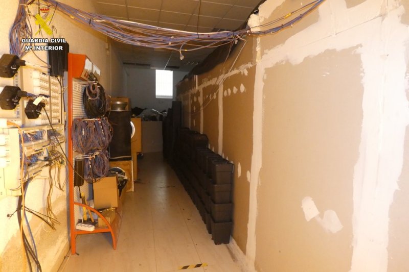 La Guardia Civil desmantela un cultivo con más de 2.400 plantas de marihuana en Els Poblets  La Guardia Civil desmantela un cultivo con más de 2.400 plantas de marihuana en Els Poblets