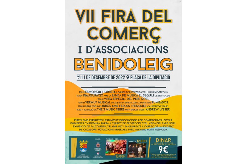 La Fira de Comerç i Associacions de Benidoleig se reivindica como apuesta dinamizadora local el próximo domingo La Fira de Comerç i Associacions de Benidoleig se reivindica como apuesta dinamizadora local el próximo domingo